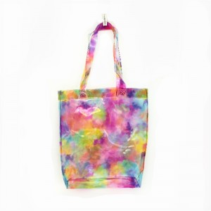 bolsa de compras con colores brillantes